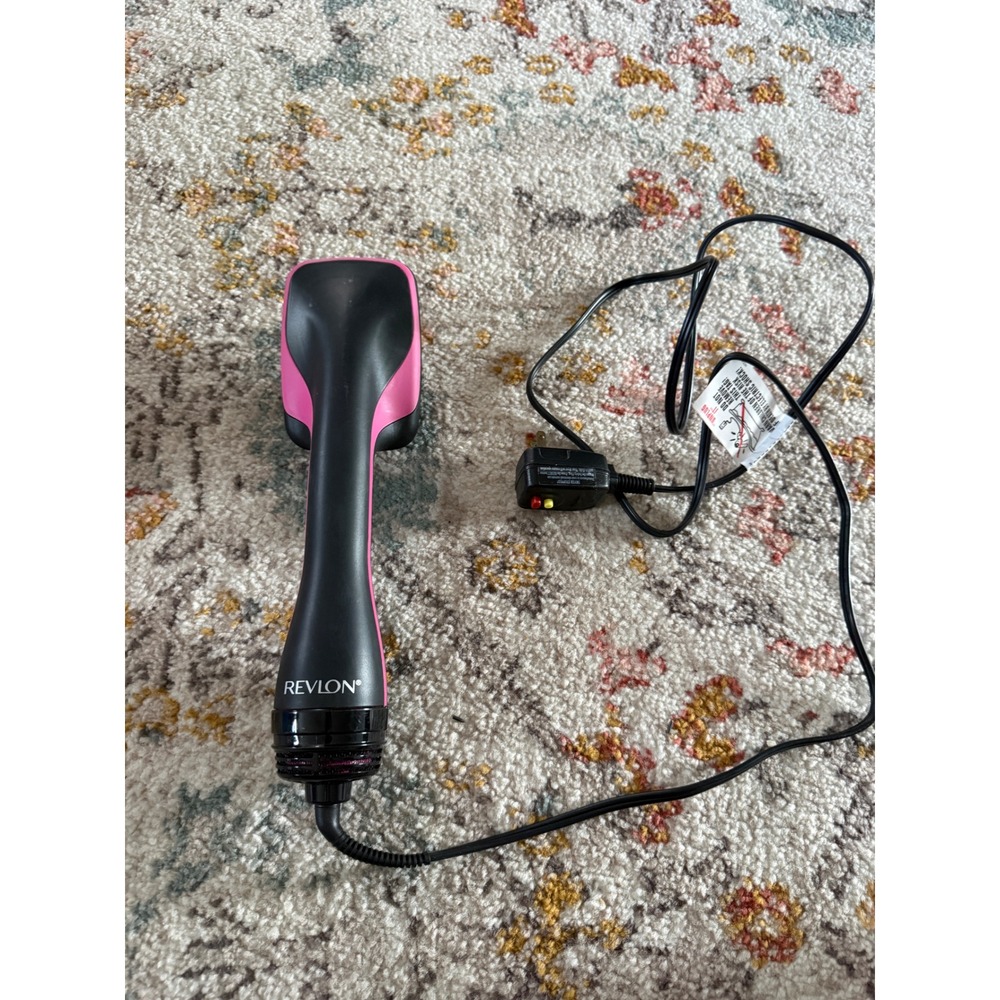 Revlon One-Step Hair Dryer and Styler Paddle Brush Black Pink RVDR5212 Blowout